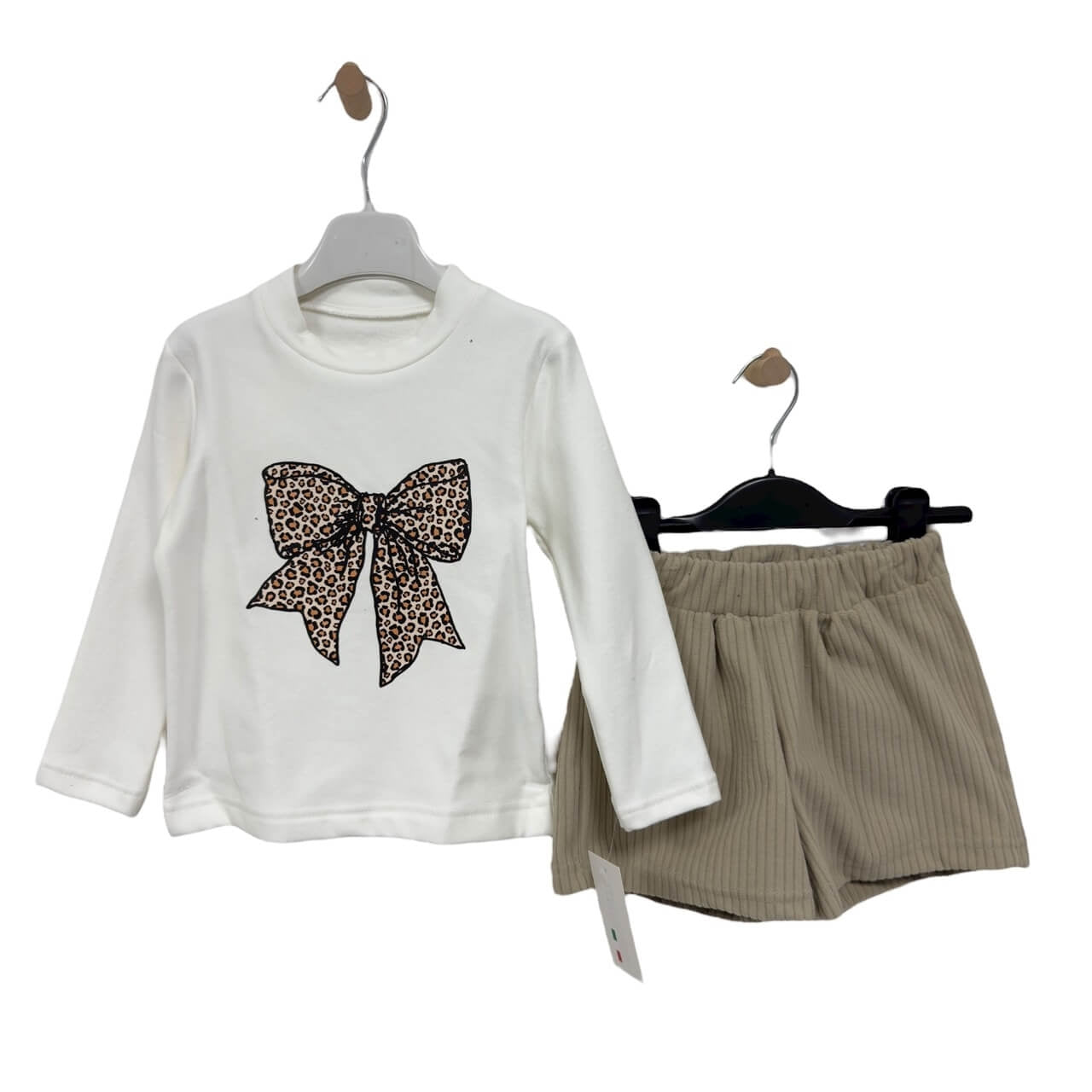 Warmes Baby-Mädchen-Outfit aus Baumwolle