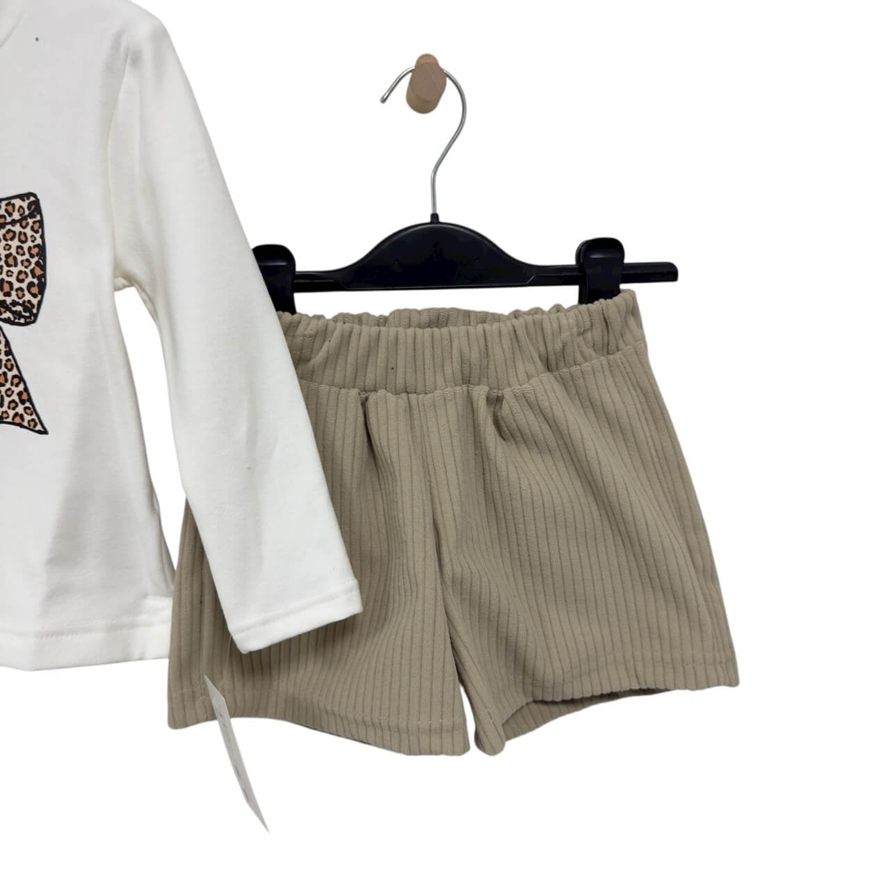 Warmes Baby-Mädchen-Outfit aus Baumwolle