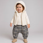 Babyset mit Fellbesatz