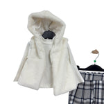 Babyset mit Fellbesatz