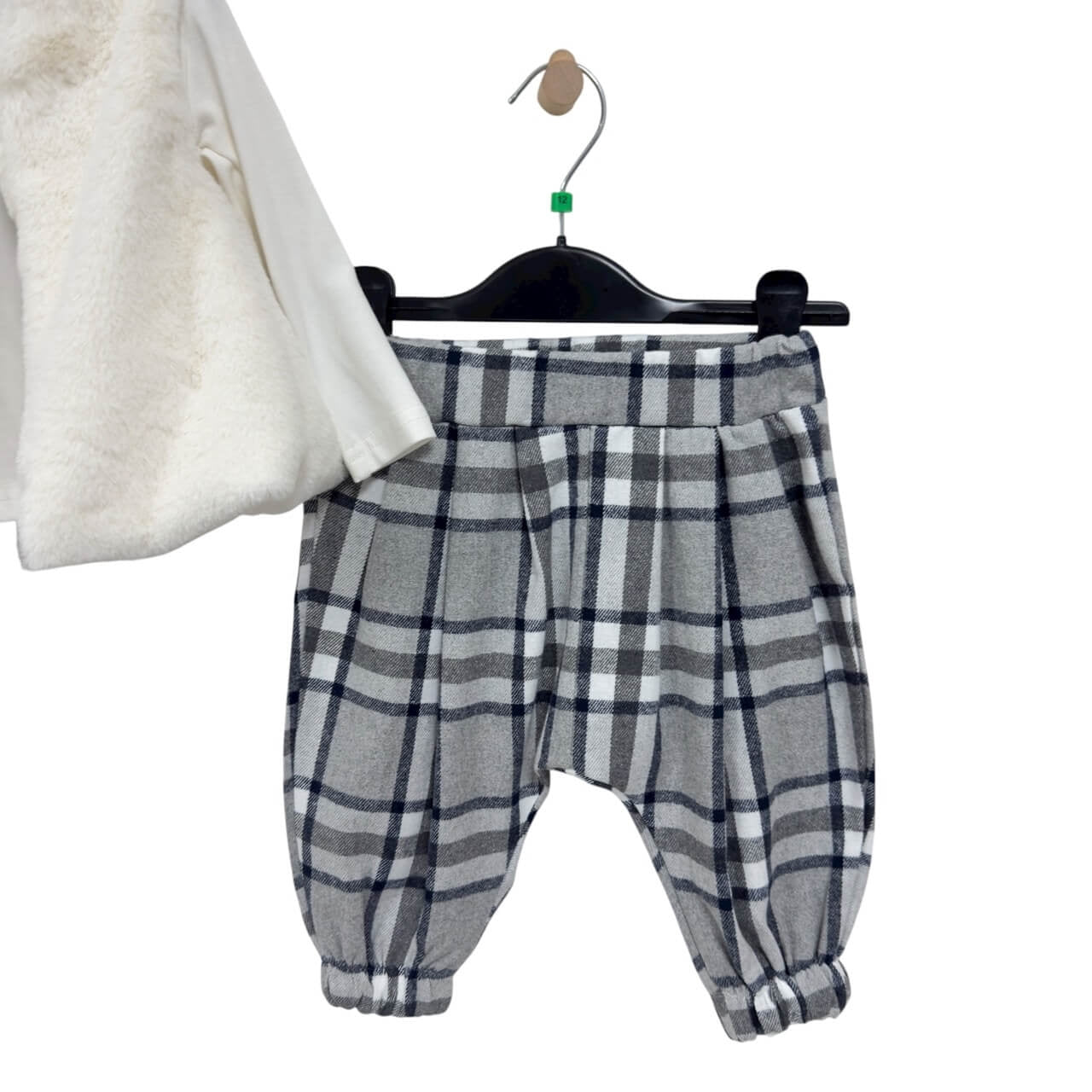 Babyset mit Fellbesatz
