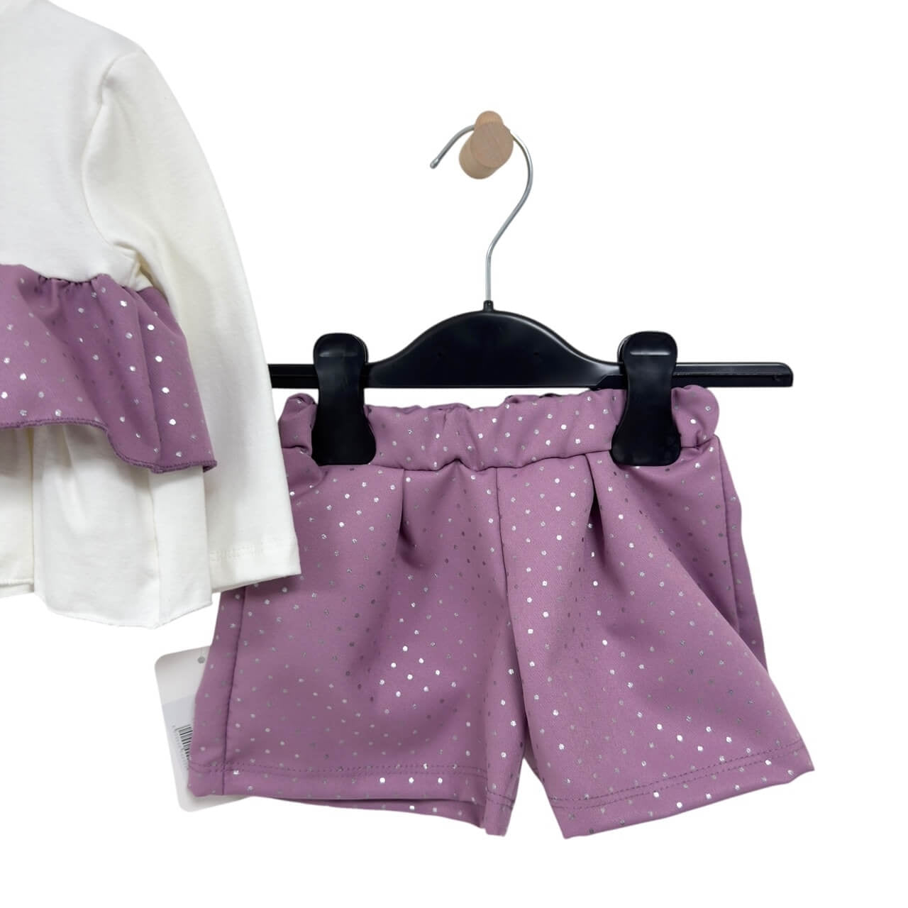 Plüschiges Baby-Mädchen-Outfit