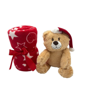 Kinderwagendecke + Mafer 75x100 cm Weihnachtspuppe