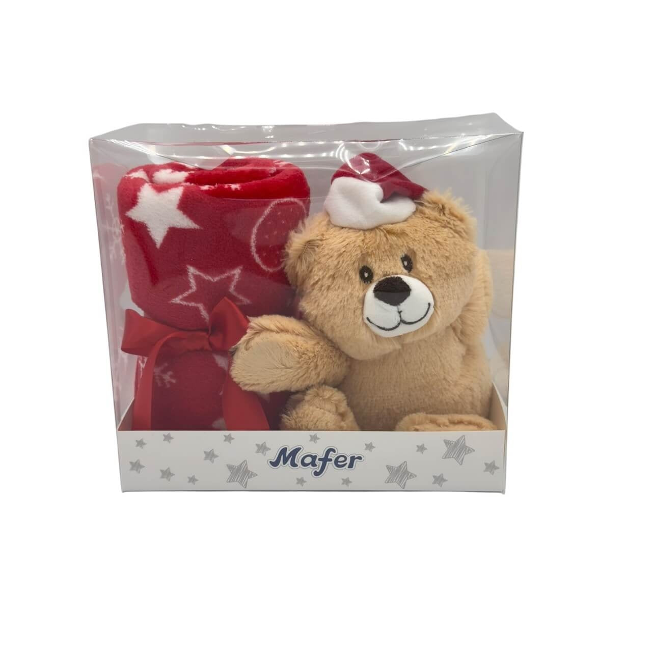 Kinderwagendecke + Mafer 75x100 cm Weihnachtspuppe