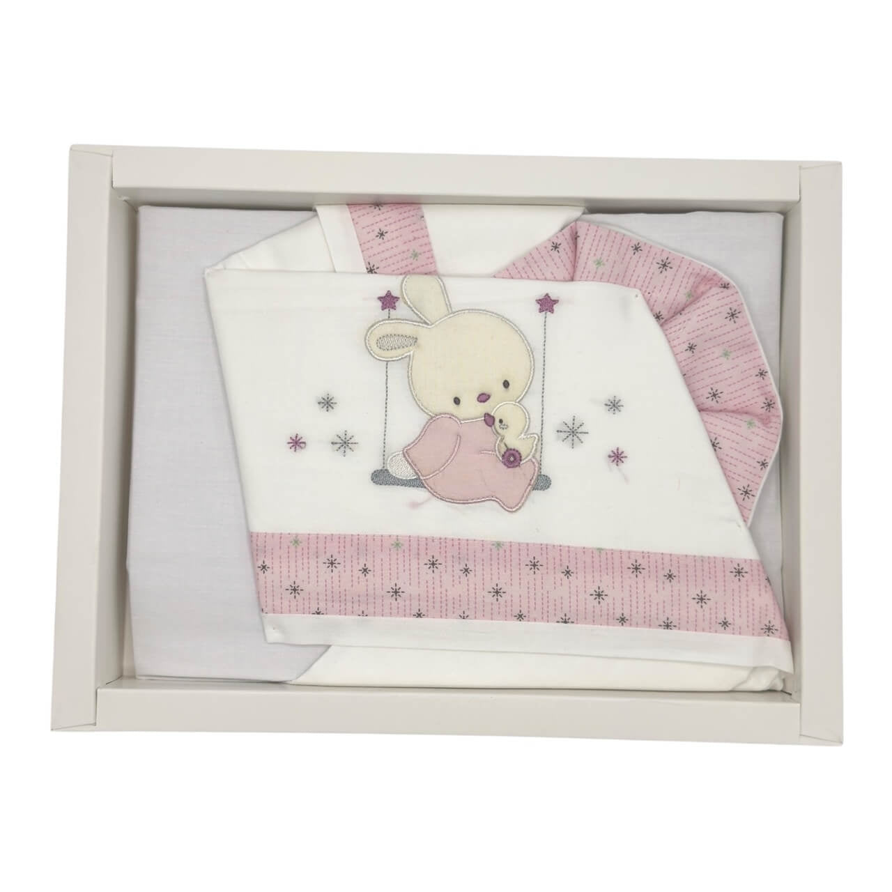 Completo Lettino Bruco Bruco 100% Cotone