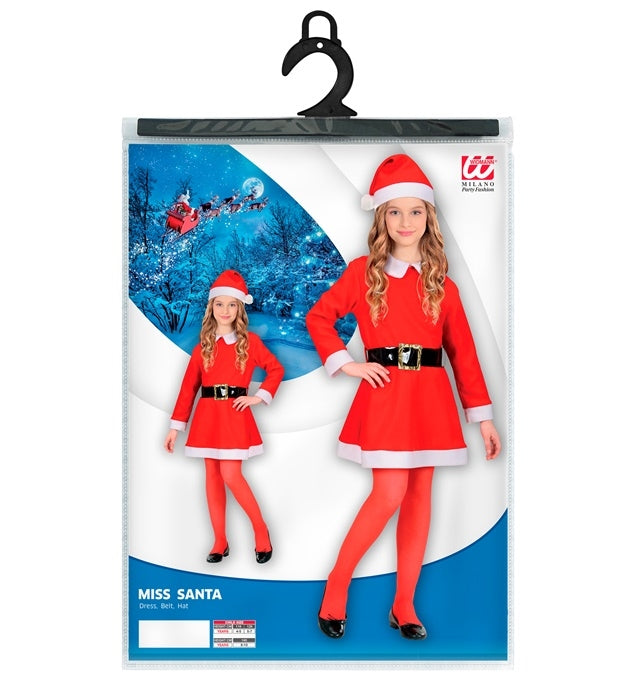 Costume Miss Santa Bambina
