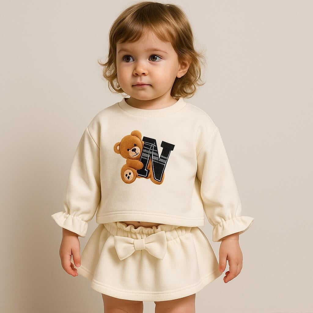 Winter-Baby-Mädchen-Outfit