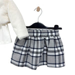 Babyset mit Fellbesatz