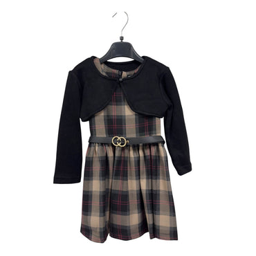 Abito scozzese con bolerino