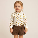 Babystrampler aus Chenille und Samt