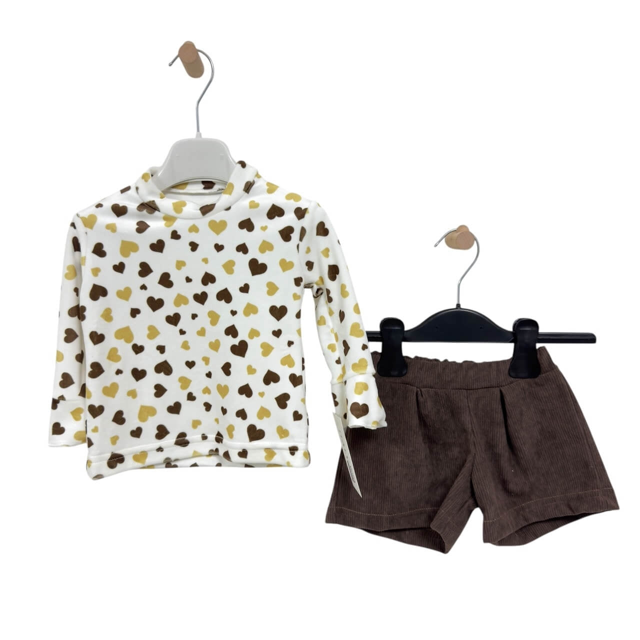 Babystrampler aus Chenille und Samt