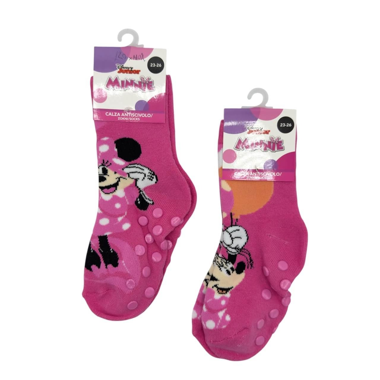 2 Paar rutschfeste Minnie-Socken