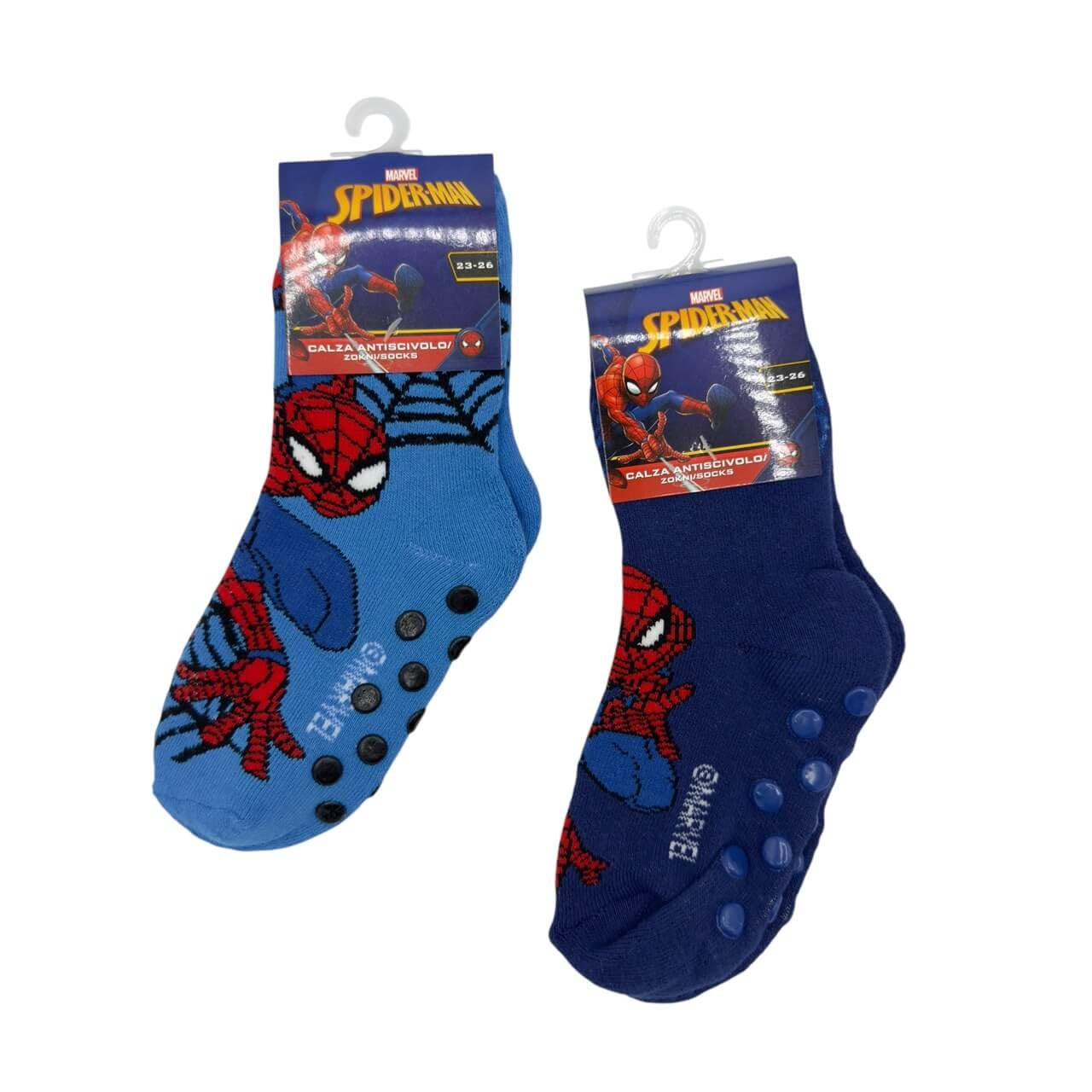 2 Paar Spider-Man Anti-Rutsch-Socken