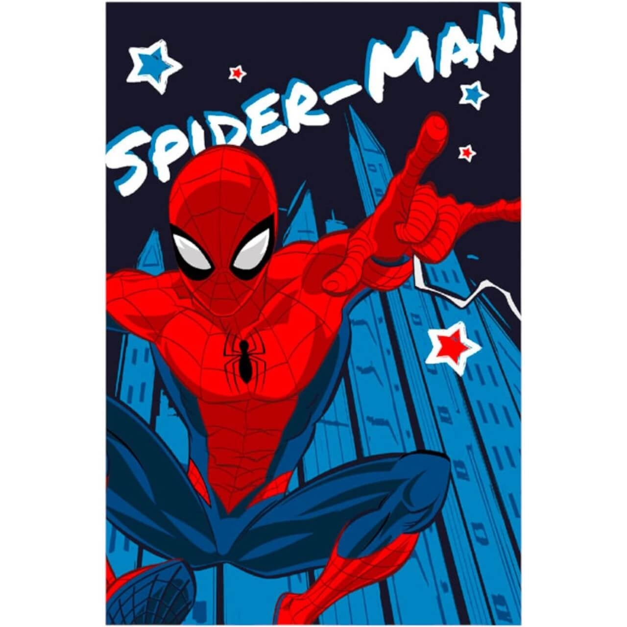 Plaid in pile Spider-Man