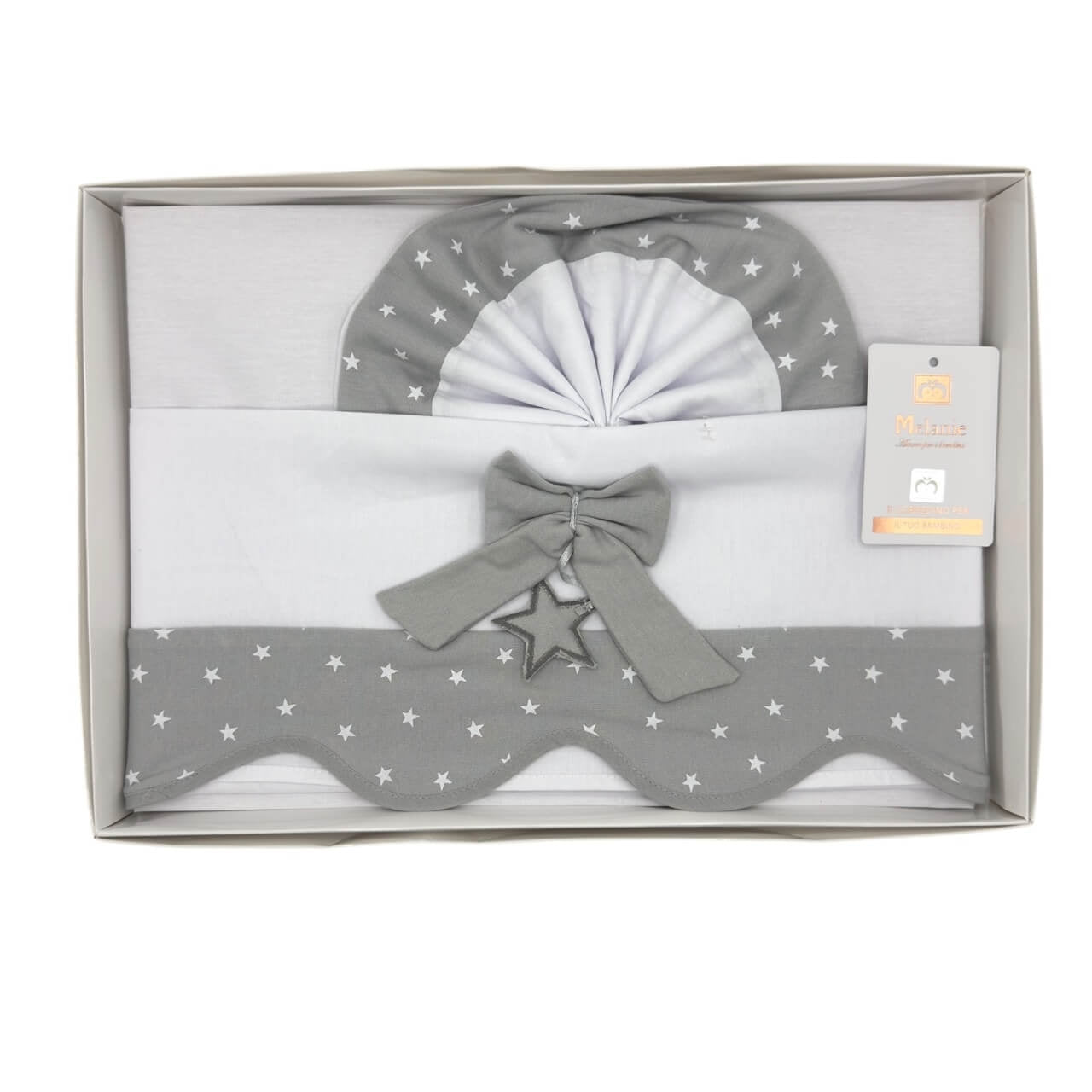 Melanie Kinderwagen-Set aus 100 % Baumwolle