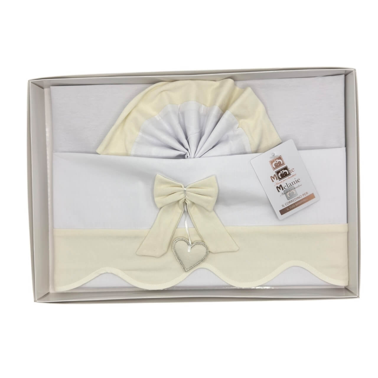 Completo Carrozzina Melanie 100% Cotone