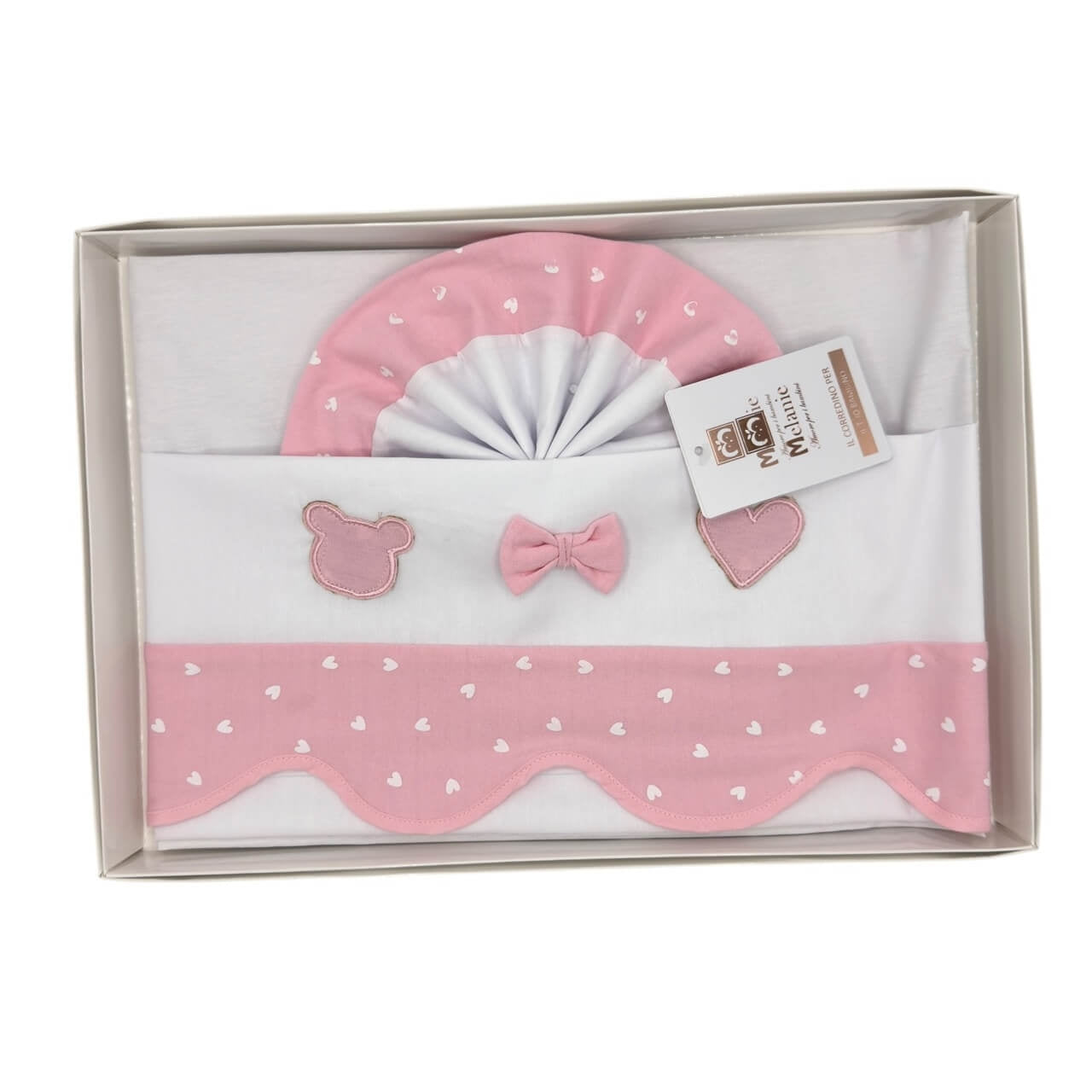 Melanie Kinderbett/Kinderbett-Set, 100 % Baumwolle