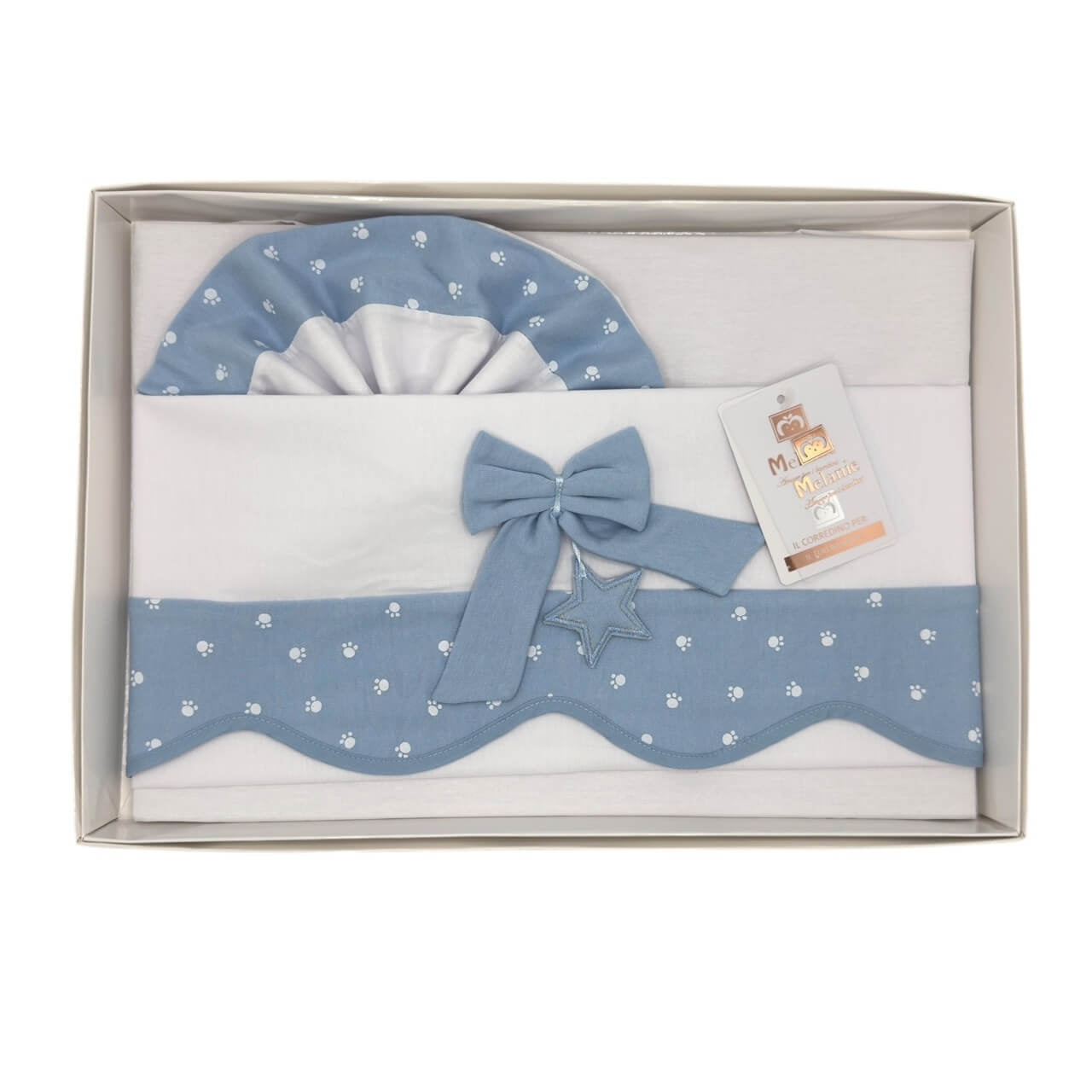 Melanie Kinderbett/Kinderbett-Set, 100 % Baumwolle