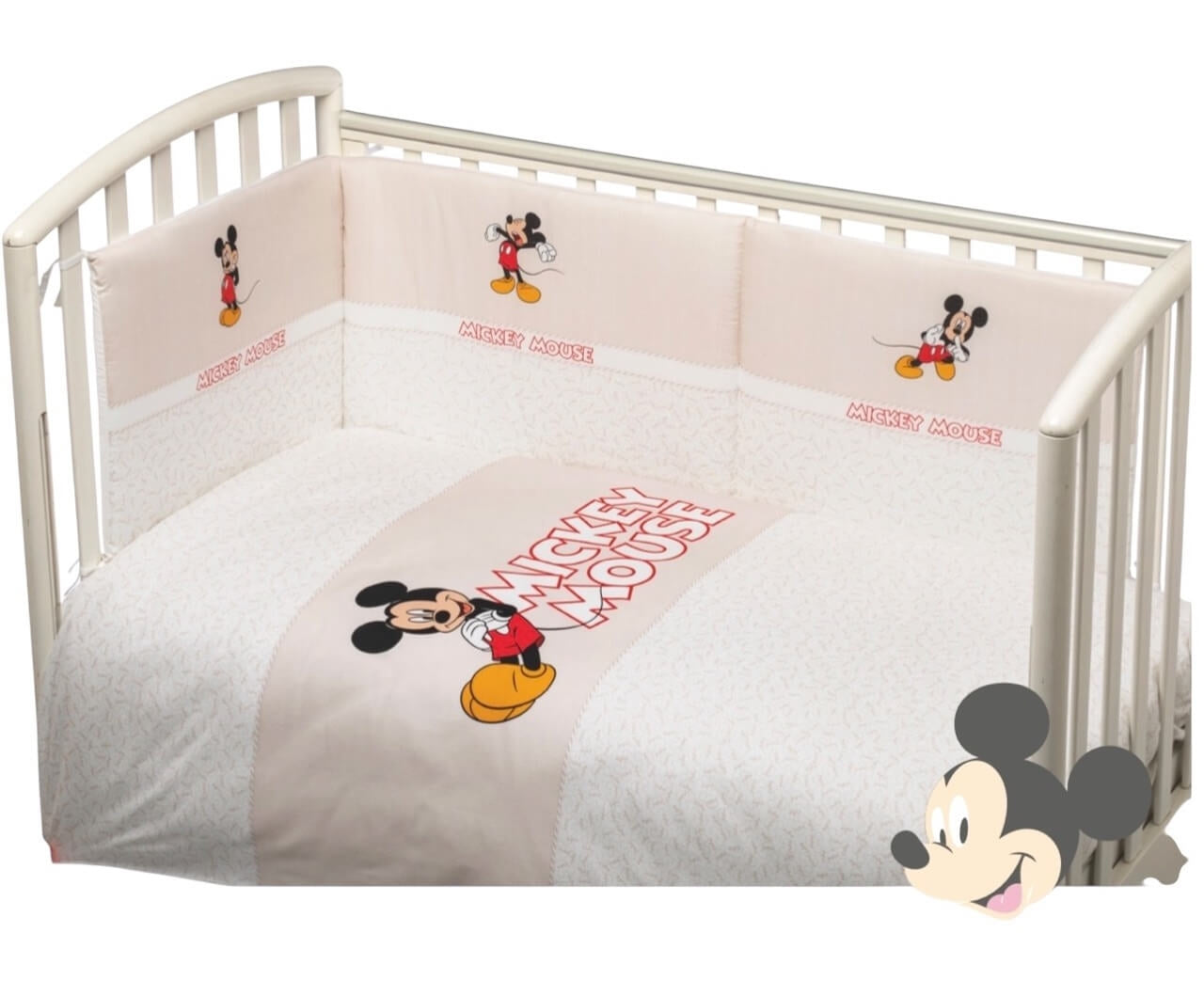 Bettdecken-Set für Kinderbett mit Nestchen + Disney Bettwäsche