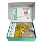 Komplettes Steppdecken-Set für Babybett mit Nestchen + Disney-Bettwäsche