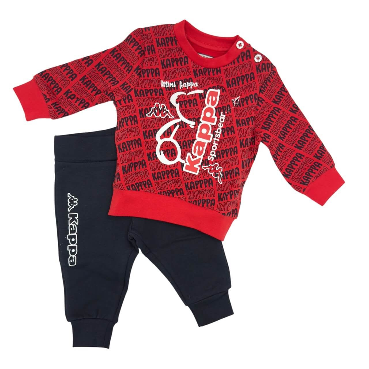 Tuta Felpata Kappa Neonato