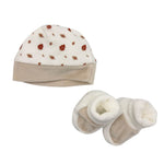 Set Mütze + Schühchen aus Chenille Ellepi