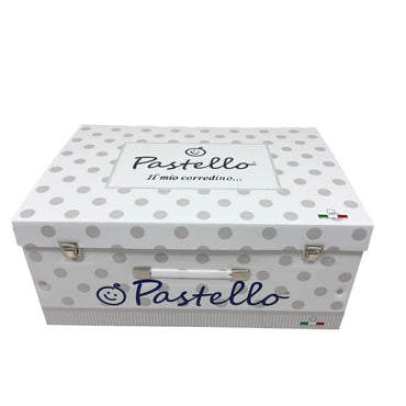 Completo trapunta lettino con lenzuola Pastello