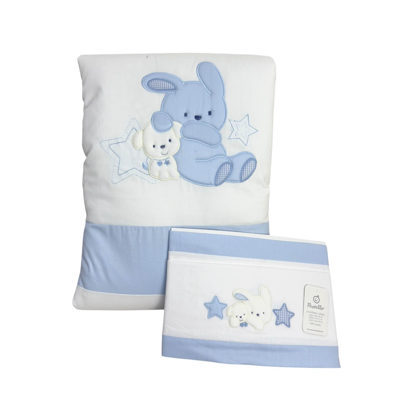 Bettdecken-Set mit Laken Pastello