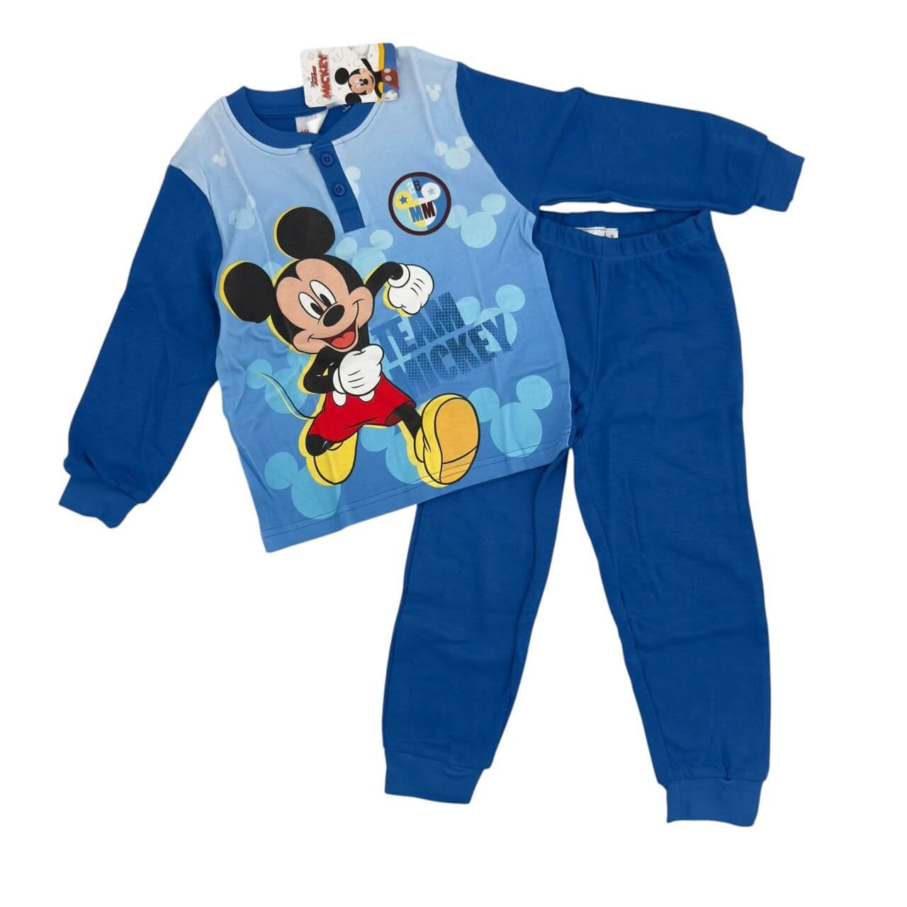 Pigiama in Caldo Cotone Mickey Mouse