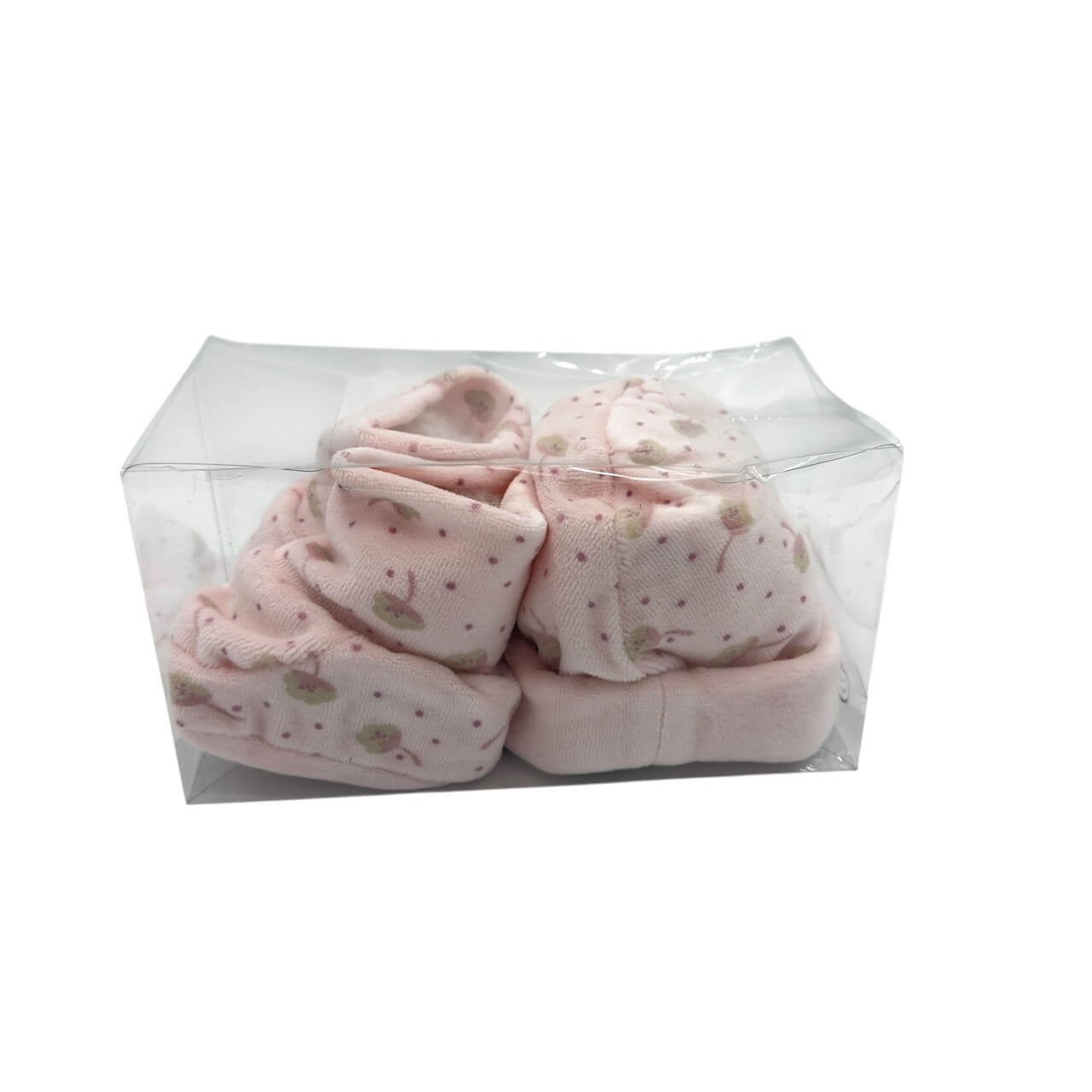 Pastellfarbenes Chenille-Set mit Mütze und Schuhen, 0/3 Monate