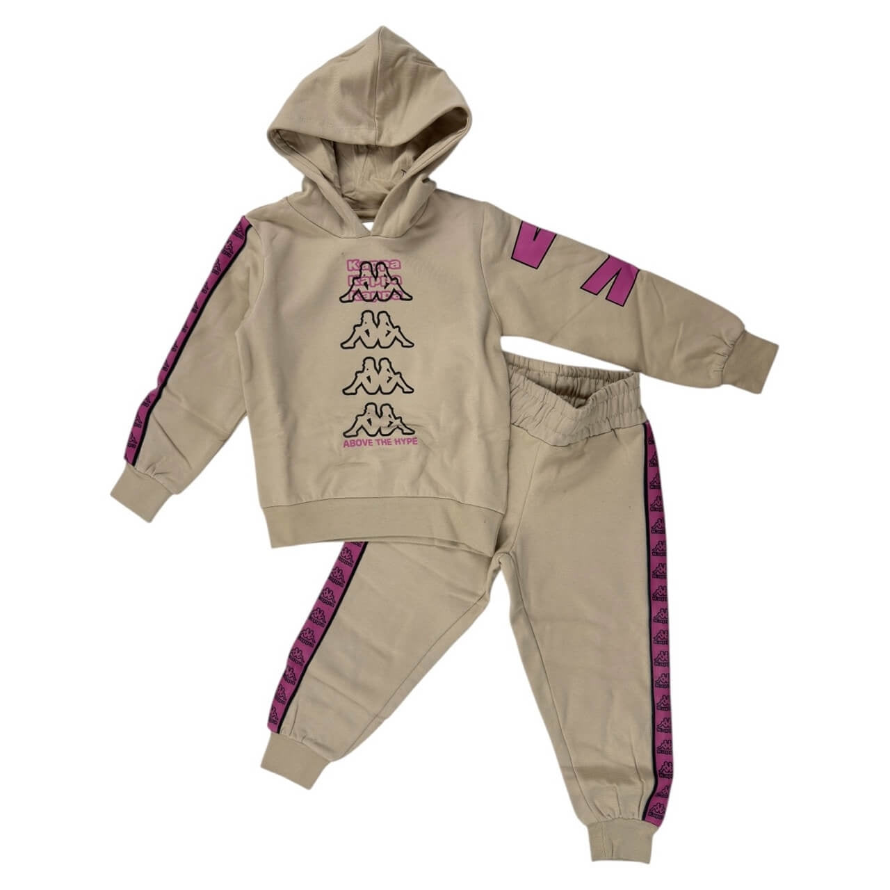 Kappa Mädchen-Sweatshirt-Trainingsanzug