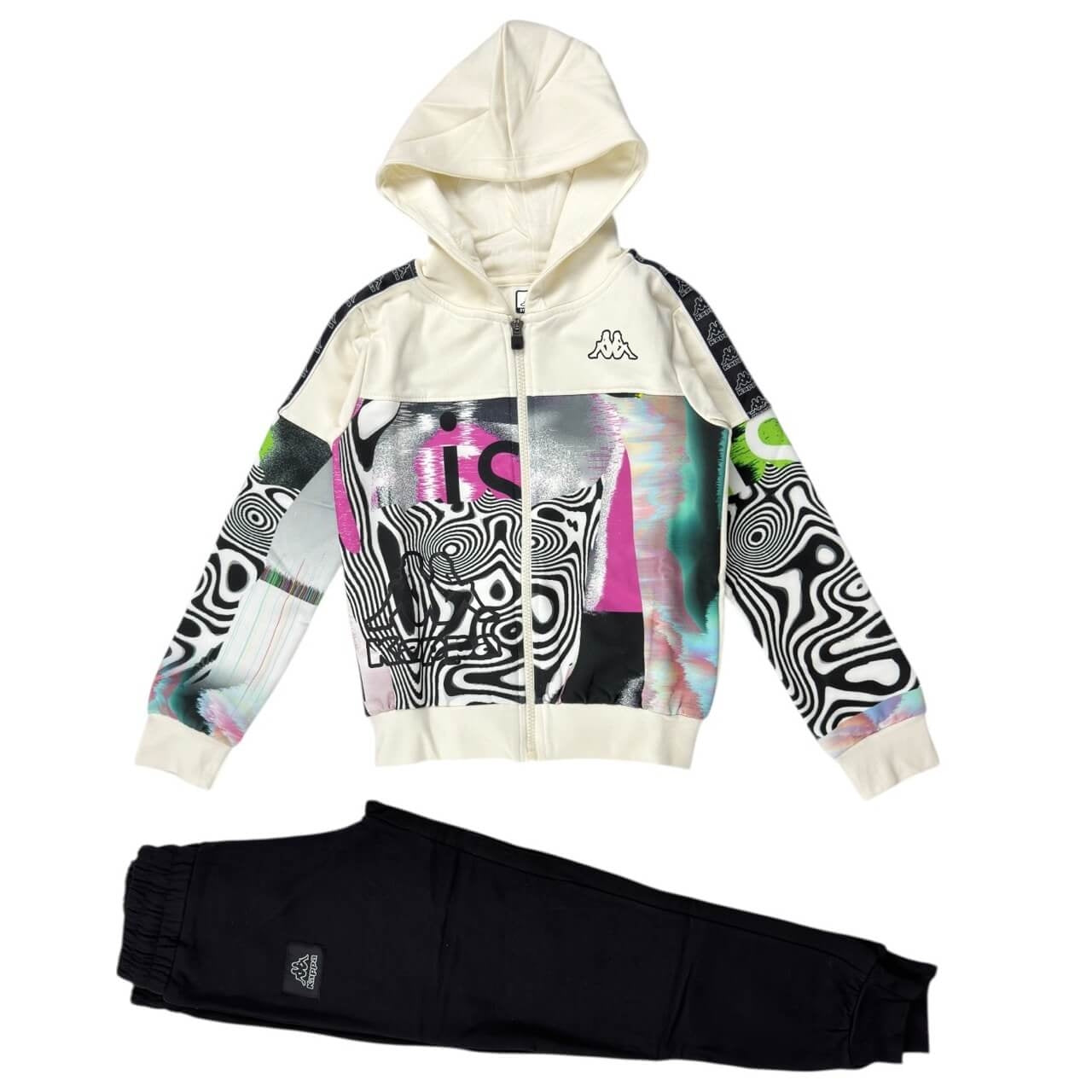 Kappa Mädchen-Sweatshirt-Trainingsanzug