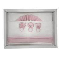 Completo Culla/Lettino Pastello 100% Cotone