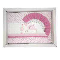 Completo Carrozzina Pastello 100% Cotone