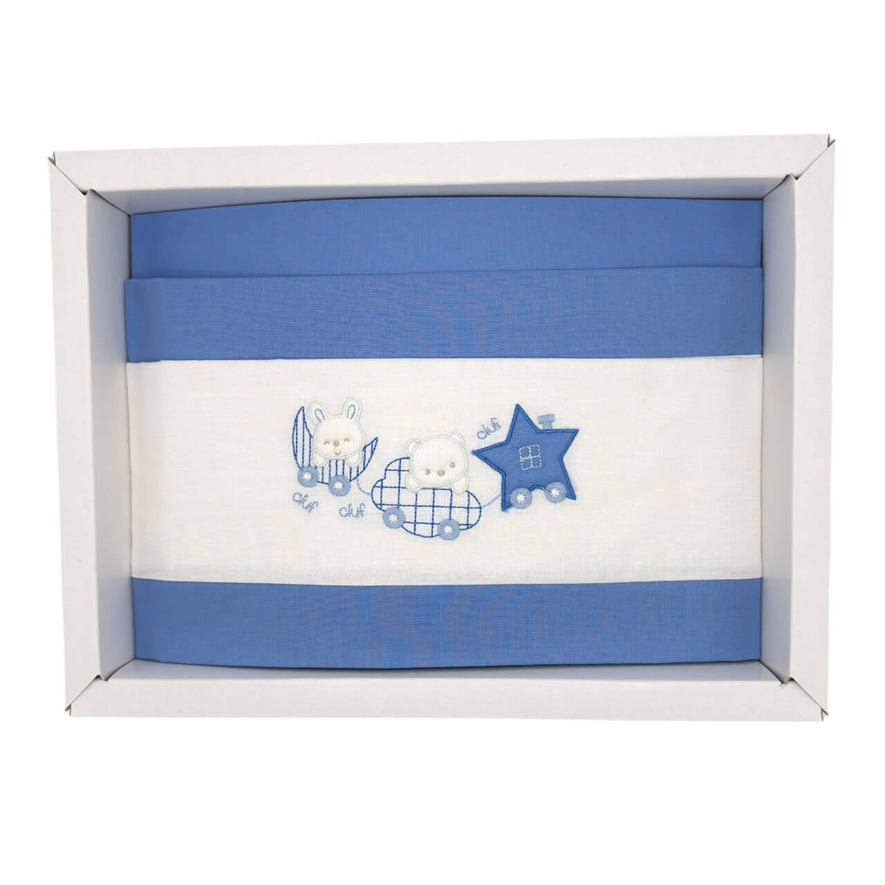 Completo Carrozzina Pastello 100% Cotone