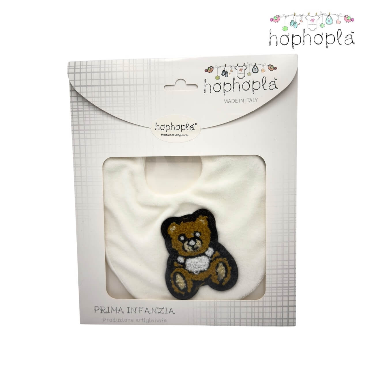 1 Lätzchen HopHoplà Teddy