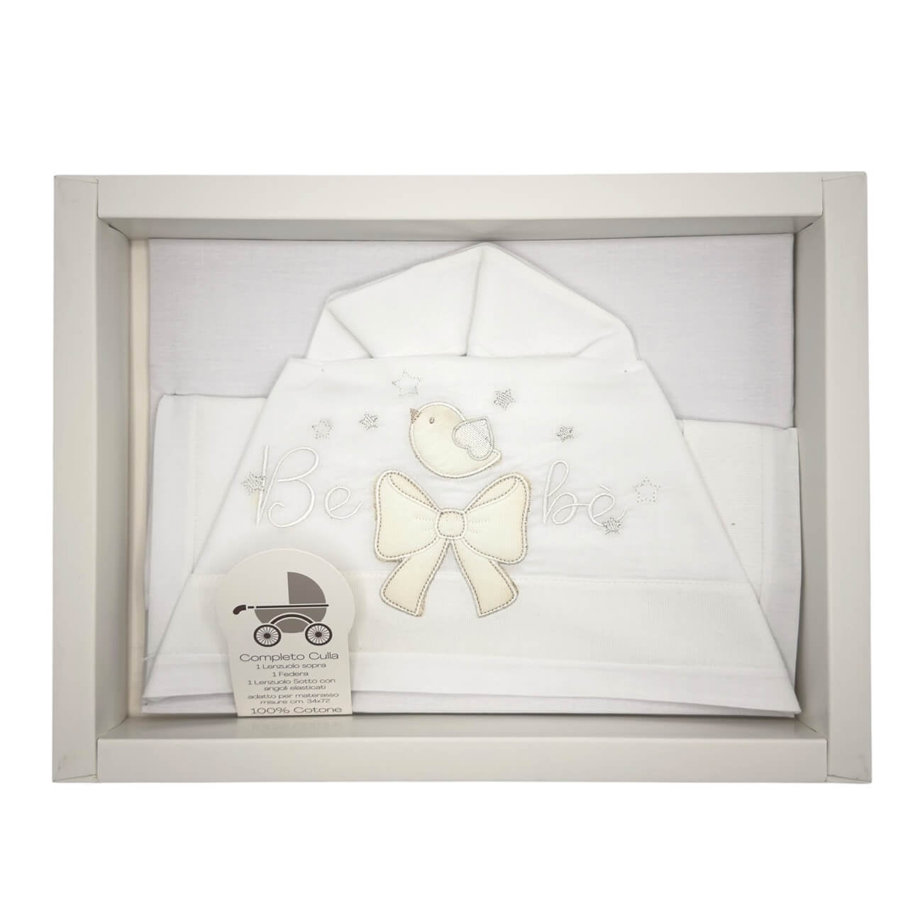 Completo Carrozzina Bruco Bruco 100% Cotone