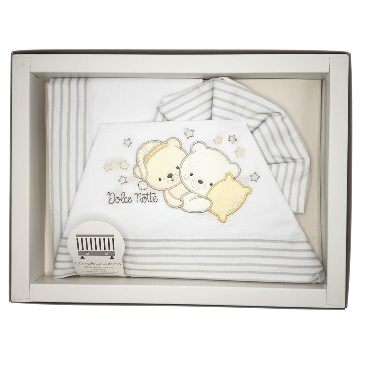 Komplettes Kinderbett Raupe 100% Baumwolle