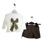 Plüschiges Baby-Mädchen-Outfit