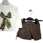 Plüschiges Baby-Mädchen-Outfit