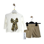 Plüschiges Baby-Mädchen-Outfit