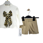 Plüschiges Baby-Mädchen-Outfit
