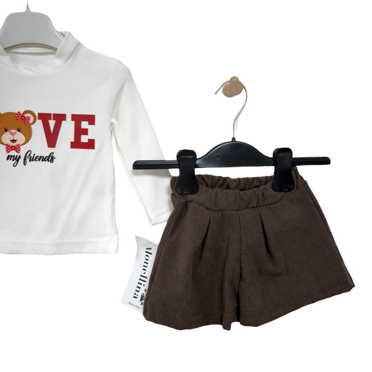 Plüschiges Baby-Mädchen-Outfit