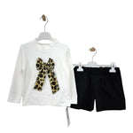 Warmes Baby-Mädchen-Outfit aus Baumwolle
