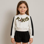 Warmes Baby-Mädchen-Outfit aus Baumwolle