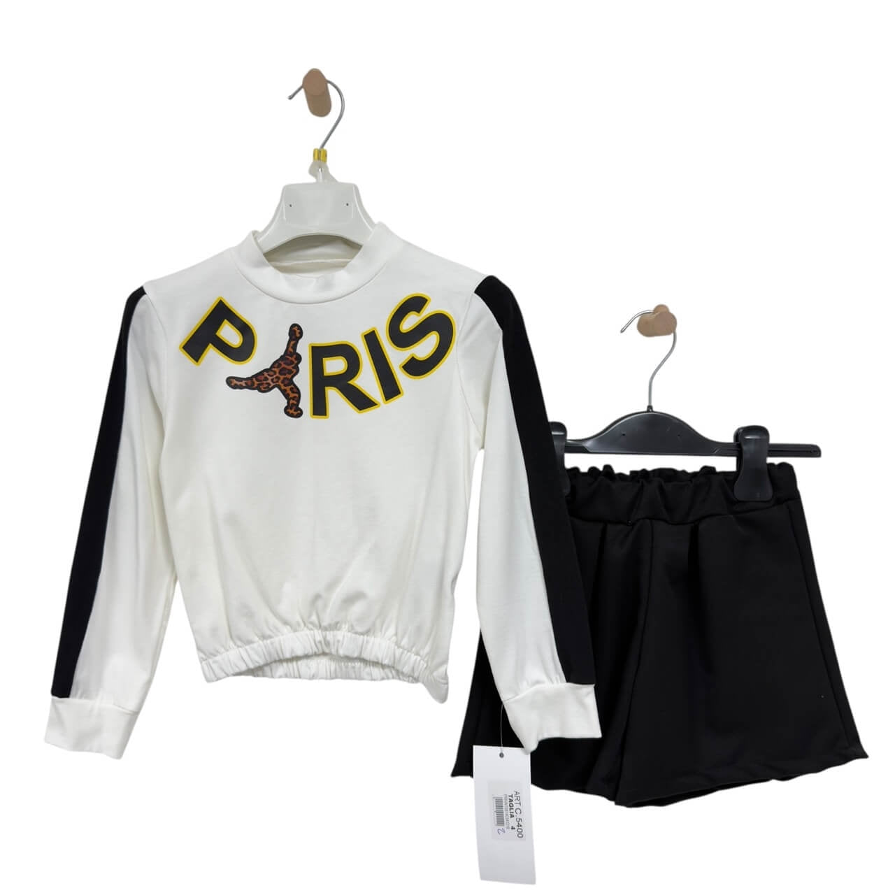 Warmes Baby-Mädchen-Outfit aus Baumwolle