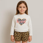 Warmes Baby-Mädchen-Outfit aus Baumwolle