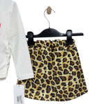 Warmes Baby-Mädchen-Outfit aus Baumwolle
