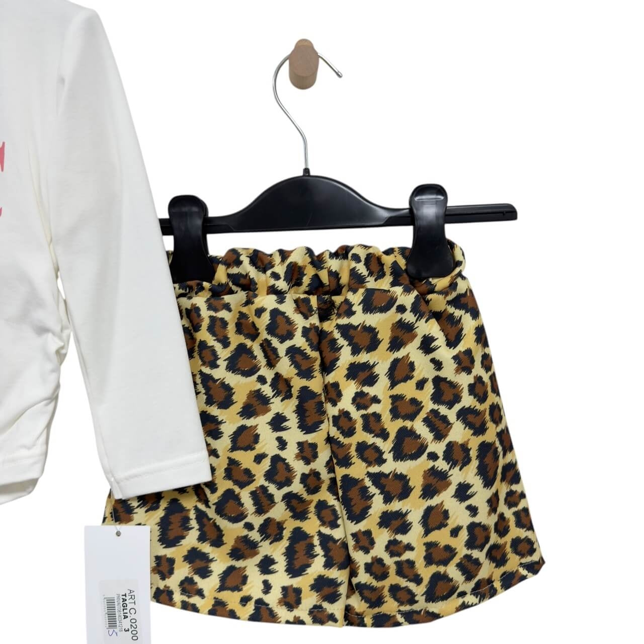 Warmes Baby-Mädchen-Outfit aus Baumwolle