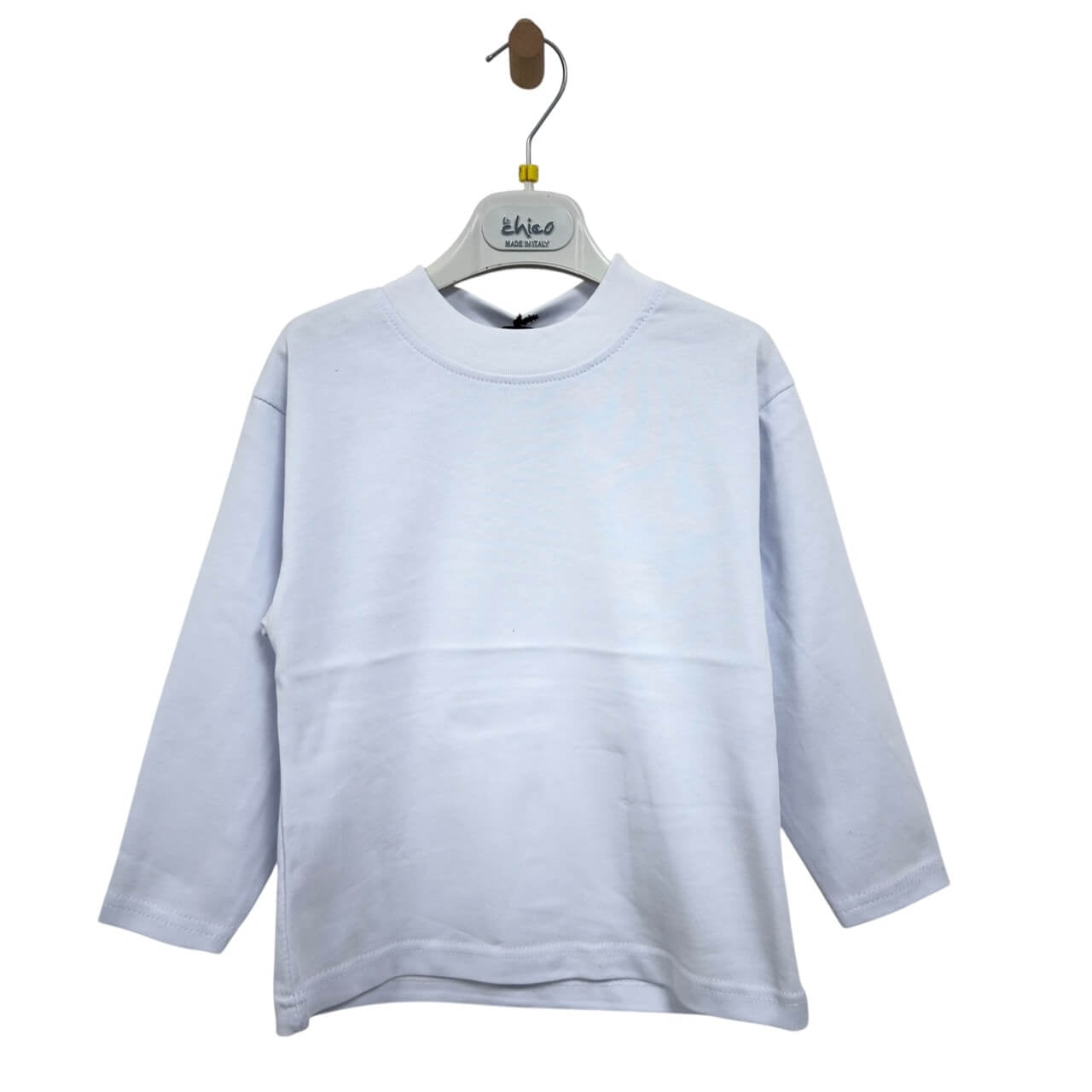 T-Shirt mit Rippkragen für Kinder
